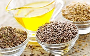Flax seed for skin cleansing